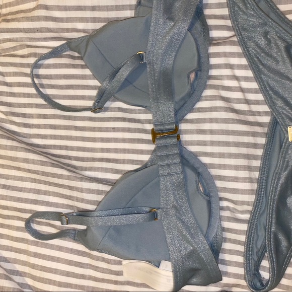 Hollister mint blue two piece bikini swim set - Picture 6 of 12